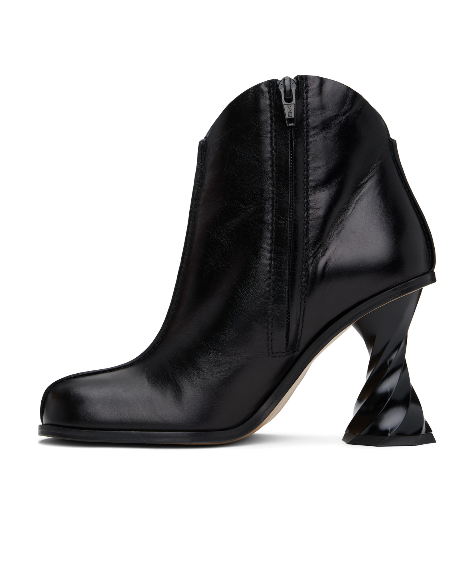 Shop Jw Anderson Twisted Short Boots In Black