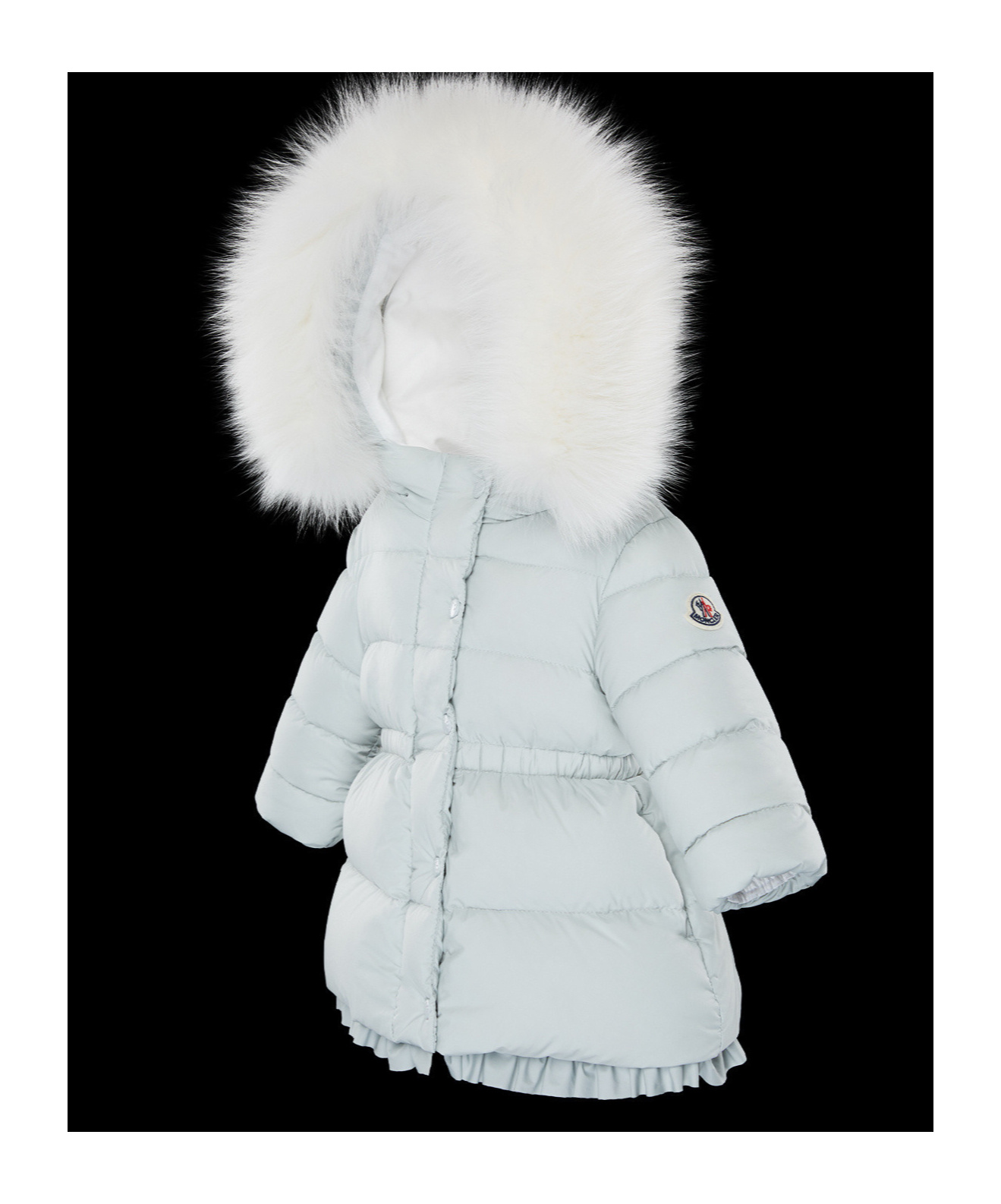 Moncler Fur-lined Hooded Down Jacket