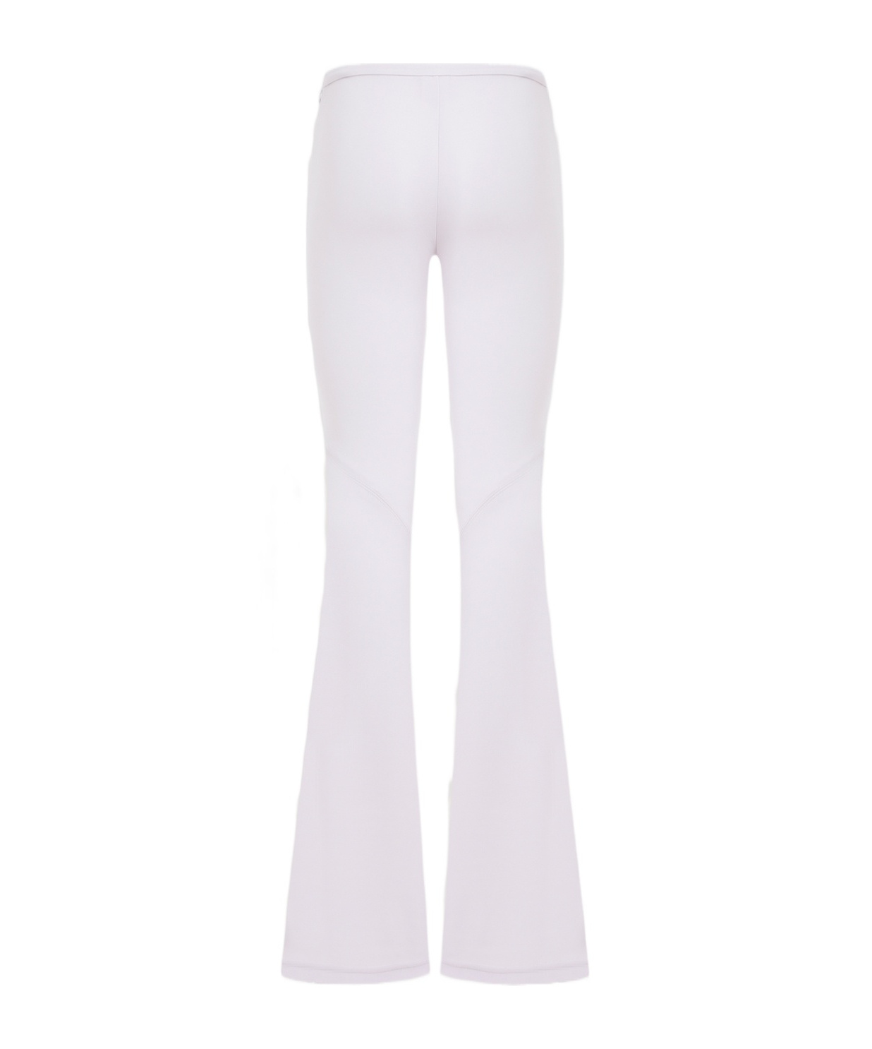 Shop Courrèges Ellipse Mid-rise Bootcut Trousers In Purple
