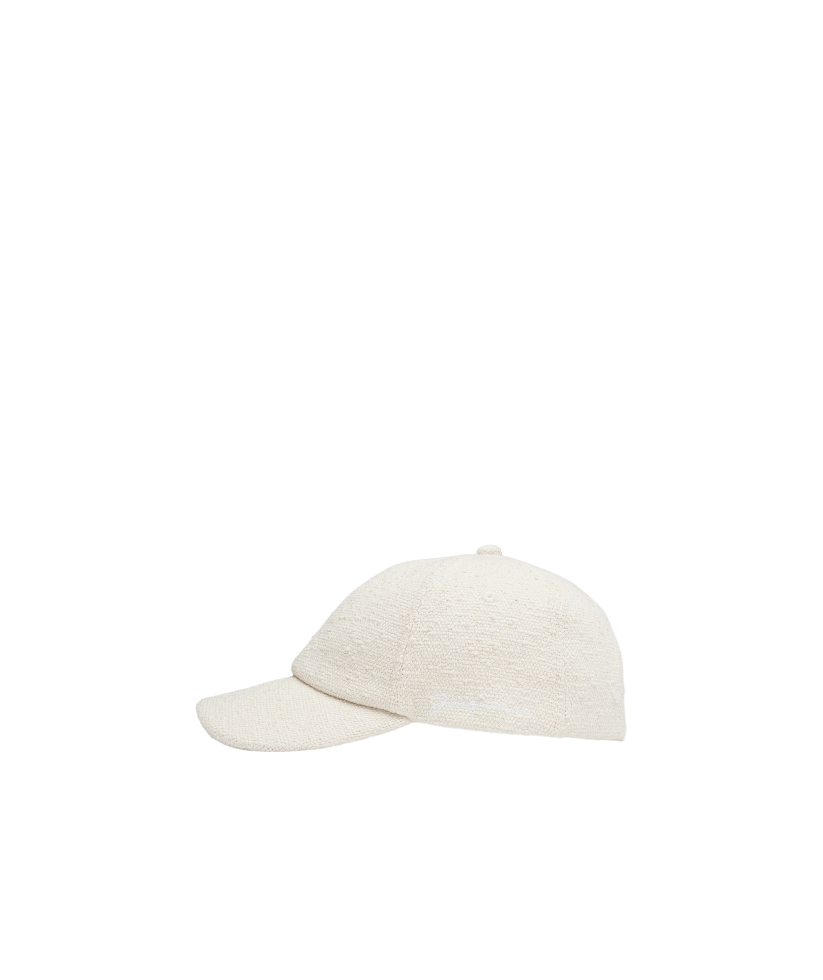 Jacquemus Embroidered Logo Hat In Gray