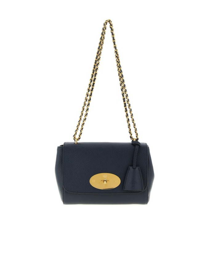 Mulberry Lily Small Shoulder Bag Chain Strap In Blue