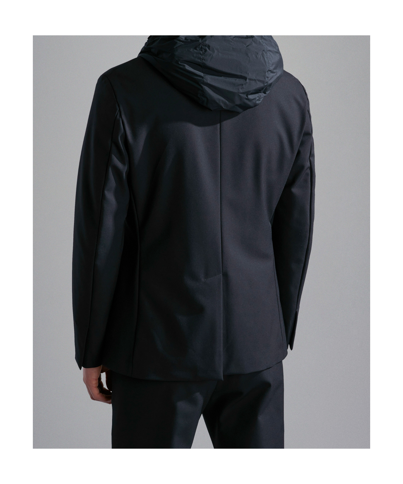 Shop Paul & Shark Long-sleeved Casual Jacket In Black