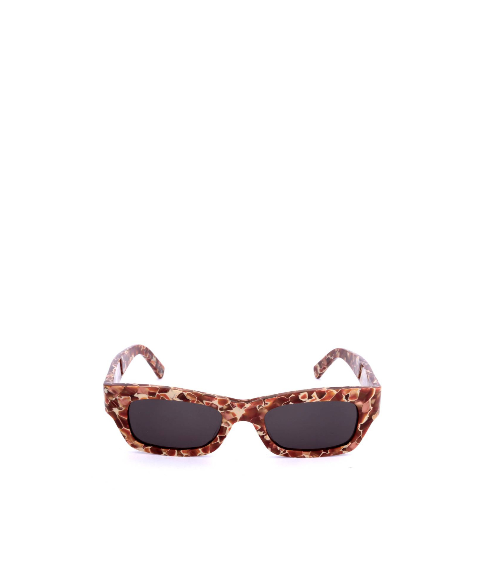 Marni Geometric Sunglasses In Brown