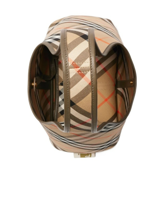 Burberry Small Check-pattern Shoulder Bag In Multicolor