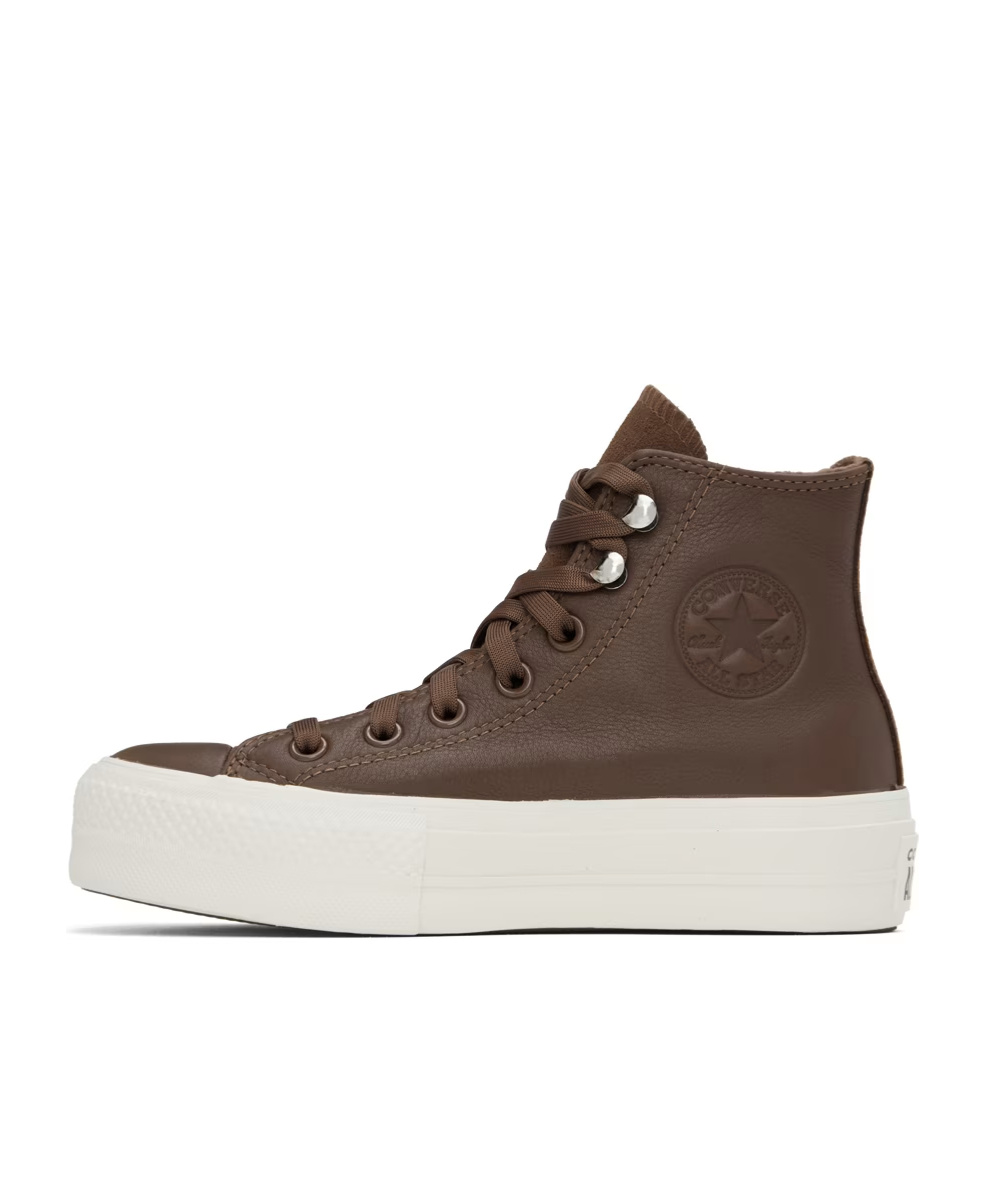 Converse Chuck Taylor All Star Lift High-top Casual Trainers In Brown