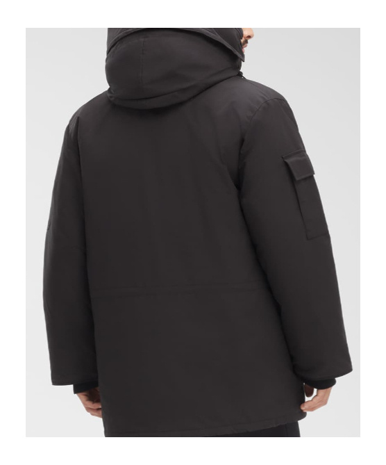 Canada Goose Mens Black Expedition High-neck Shell-down Parka Jacket Xl In Black