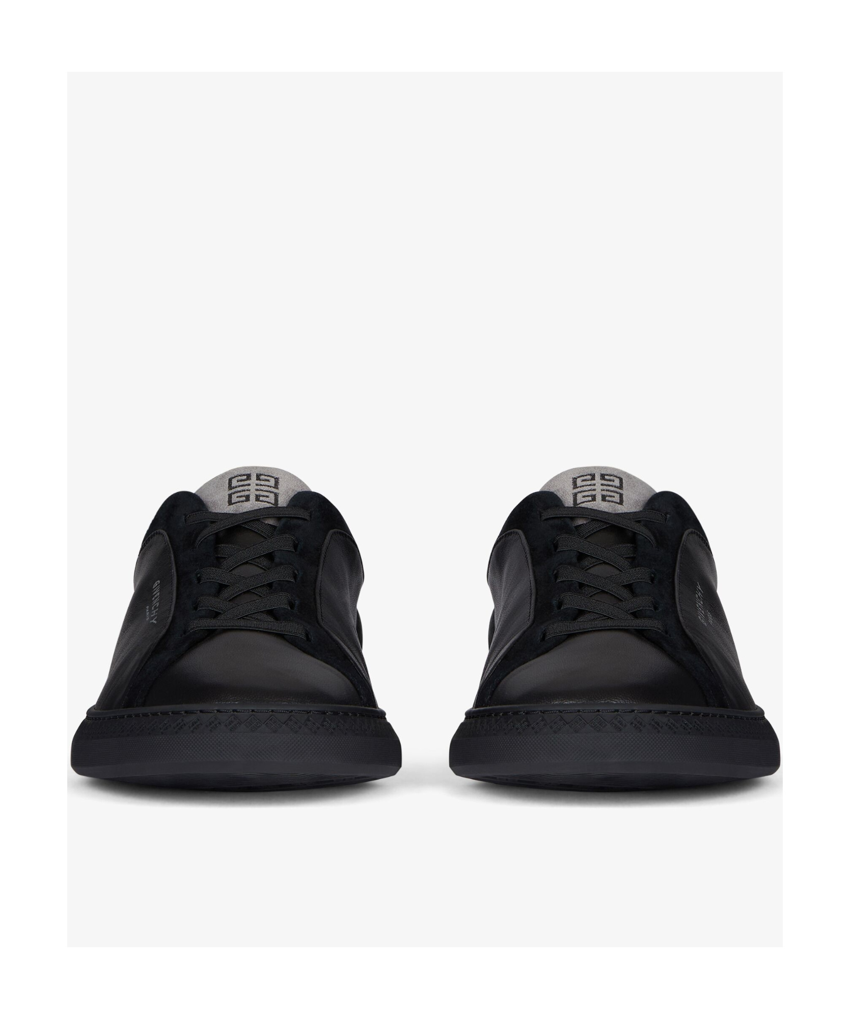 Givenchy Black Leather G Move Sneakers In Black