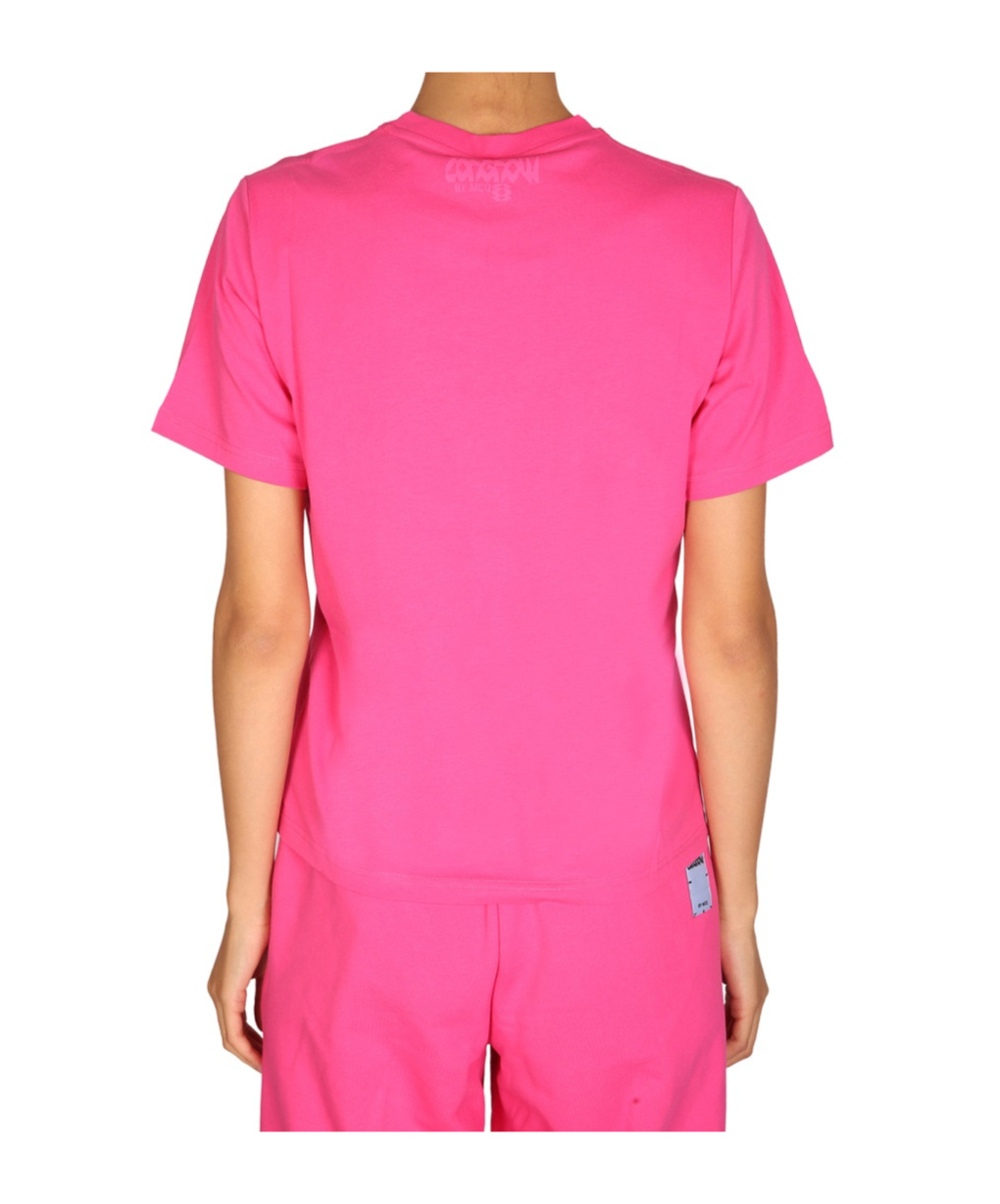 MCQ BY ALEXANDER MCQUEEN MCQ ALEXANDER MCQUEEN LOGO PRINTED CREWNECK T-SHIRT