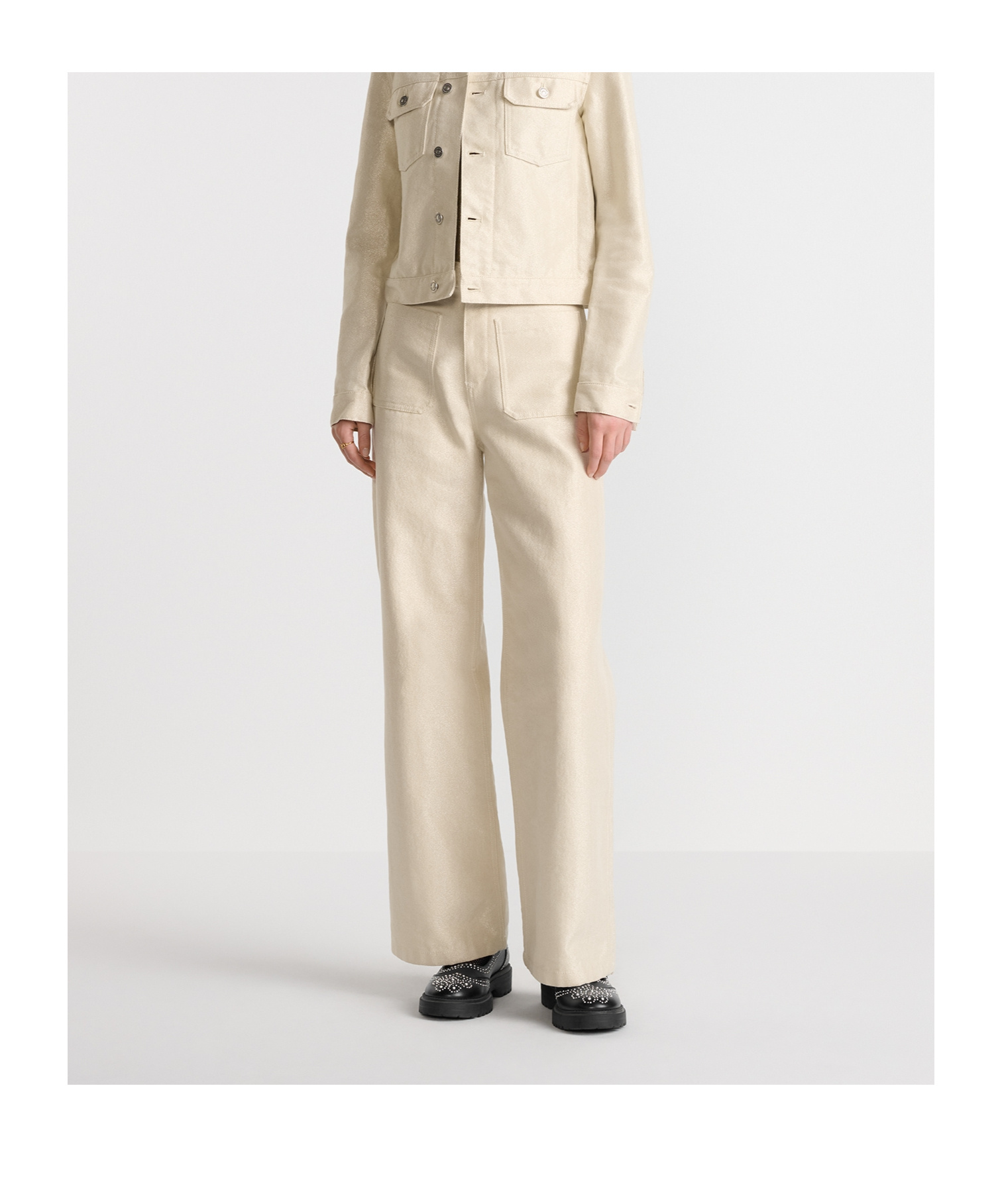 Dior Horn Jeans In White