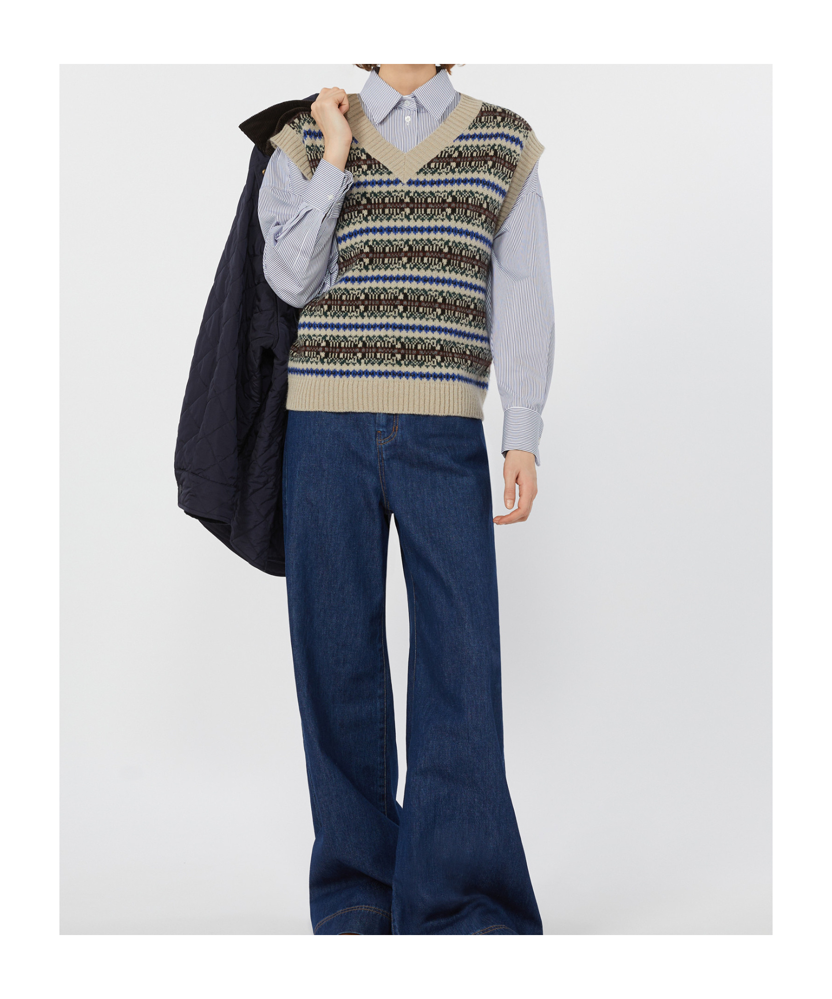 Weekend Max Mara Oversized Poplin Shirt In Blue