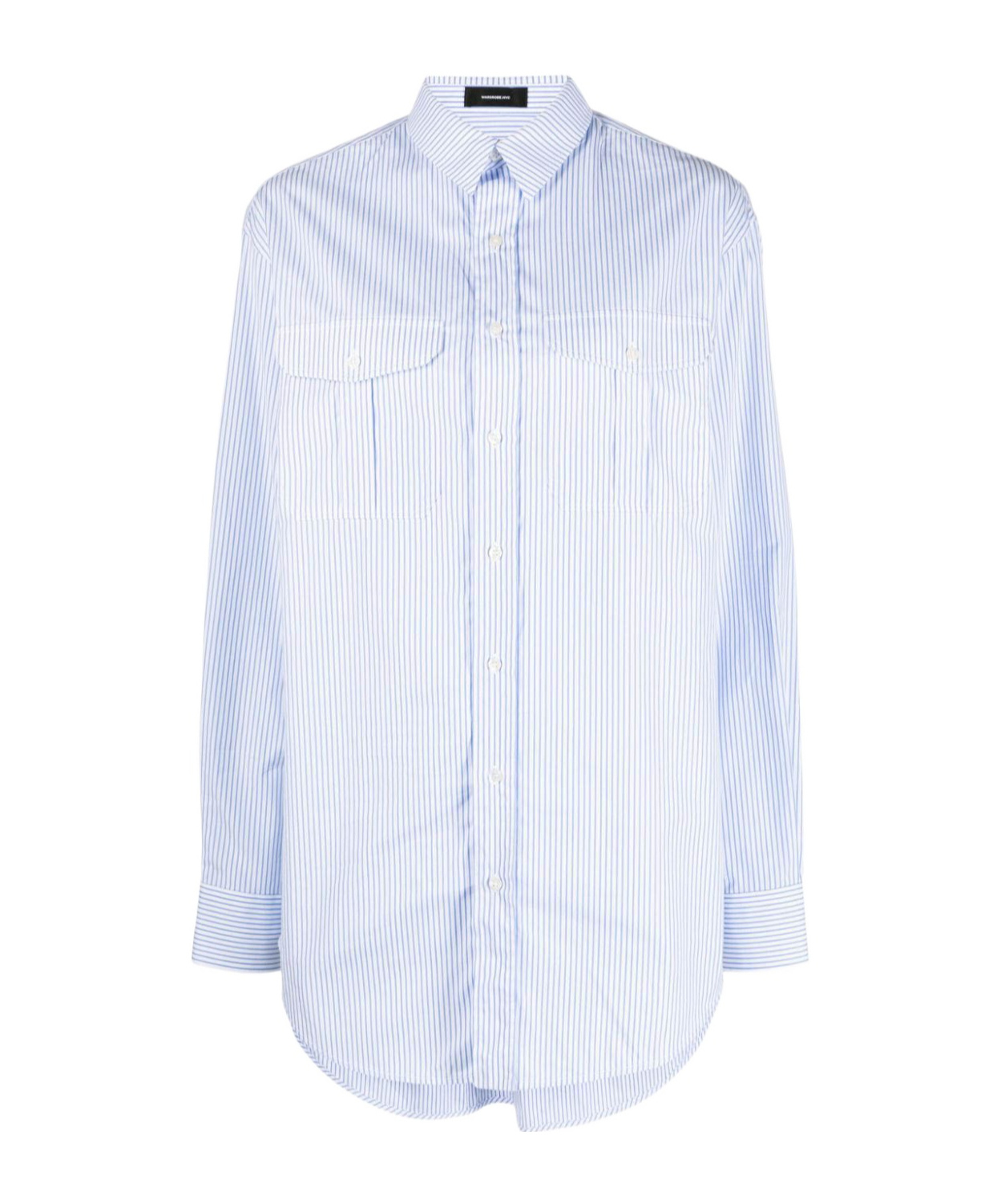 Wardrobe.nyc Striped Shirt Dress