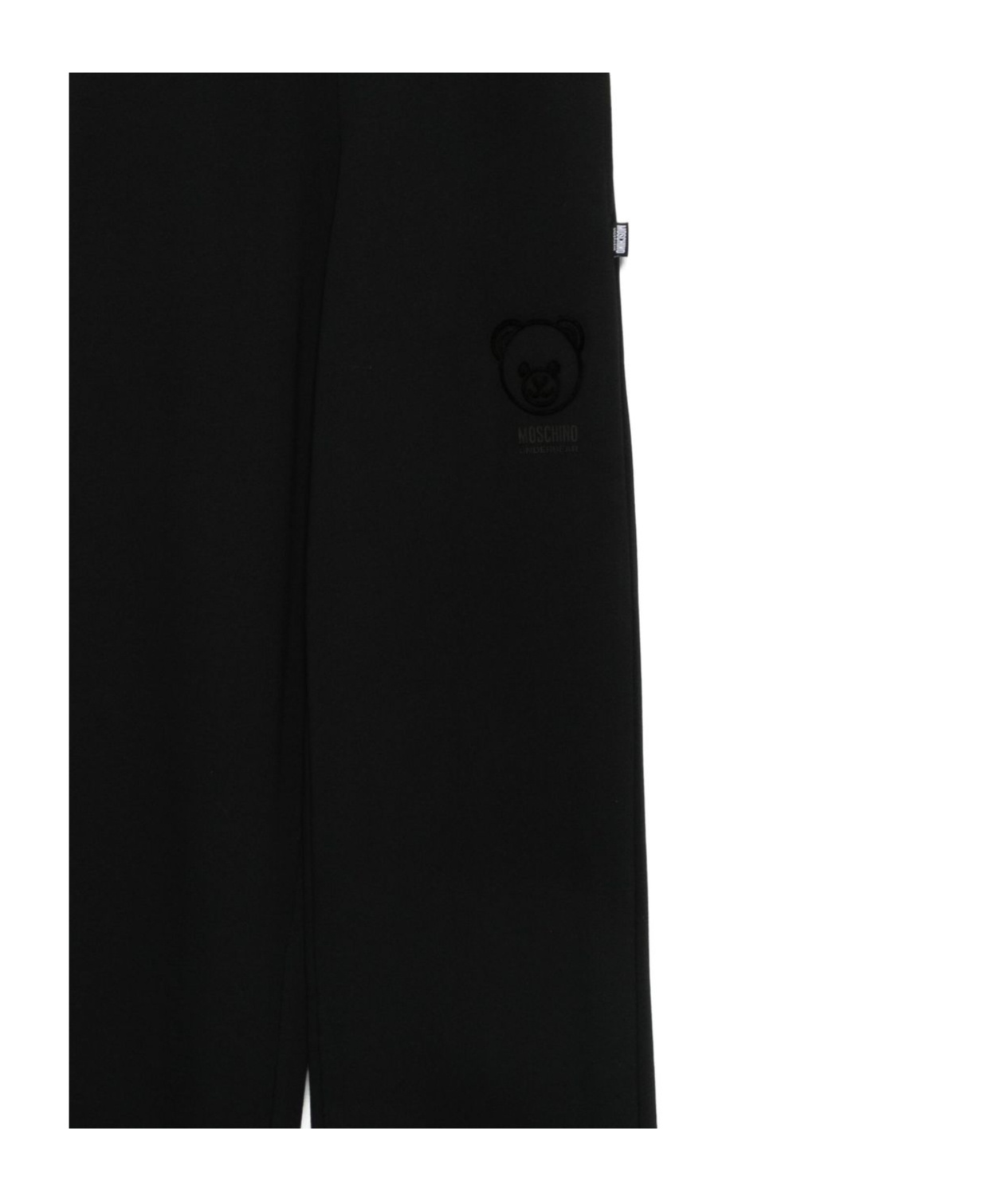 Moschino Wide-leg Trousers With High Waist In Black
