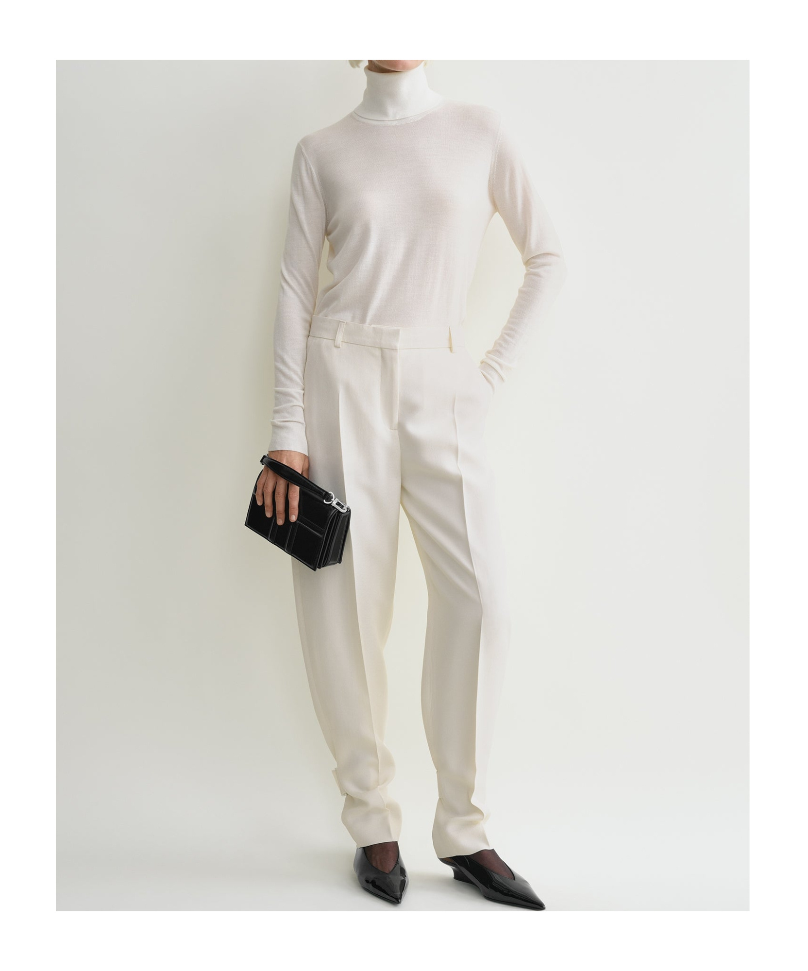 Totême Tapered Trousers In White