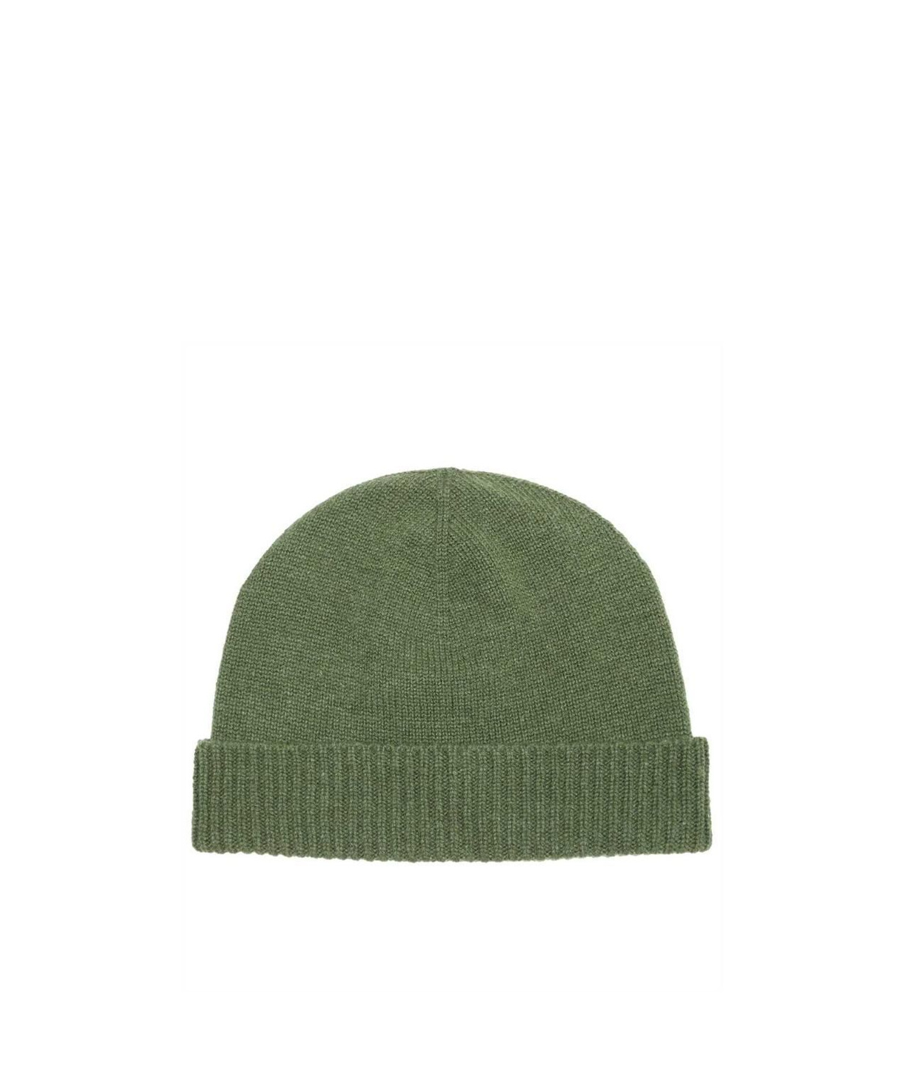 Kiton Rib Knitted Hat In Green