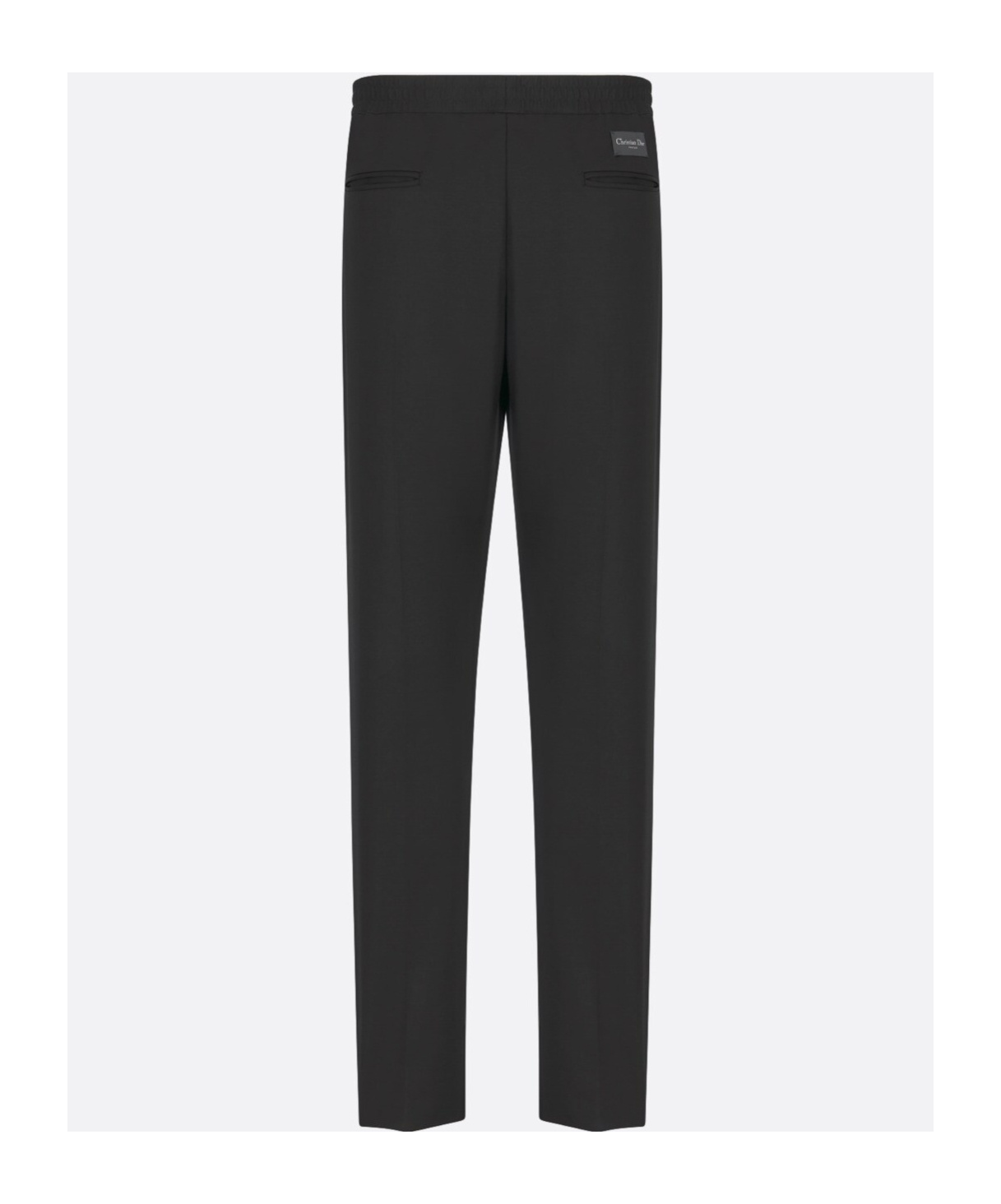 Dior Pleated Casual Pants In Black