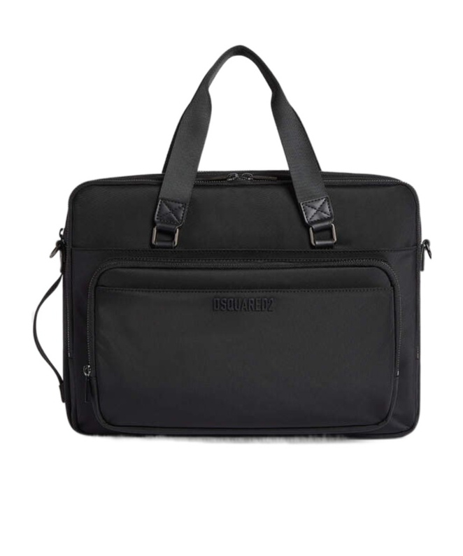 Dsquared2 Urban Briefcase Bag Black In Black