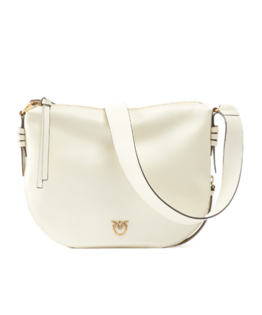 Pinko Love Bag Box Shoulder Bag In Nappa Leather In White