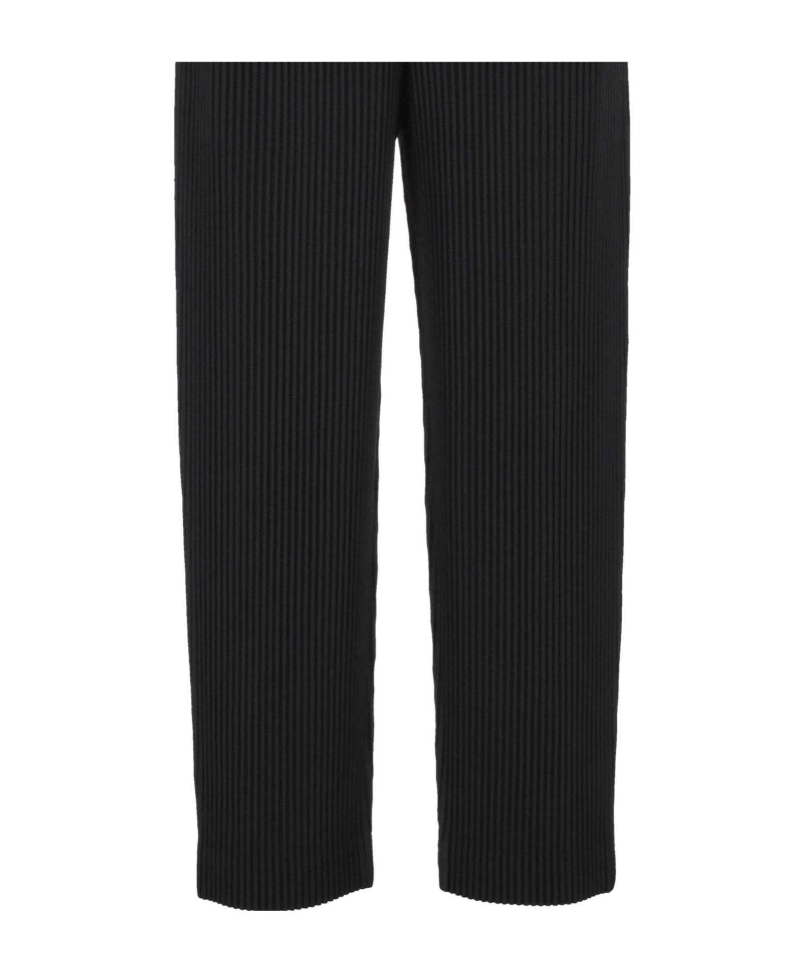 Issey Miyake Homme Plissé  Pleated Tapered Trousers In Black