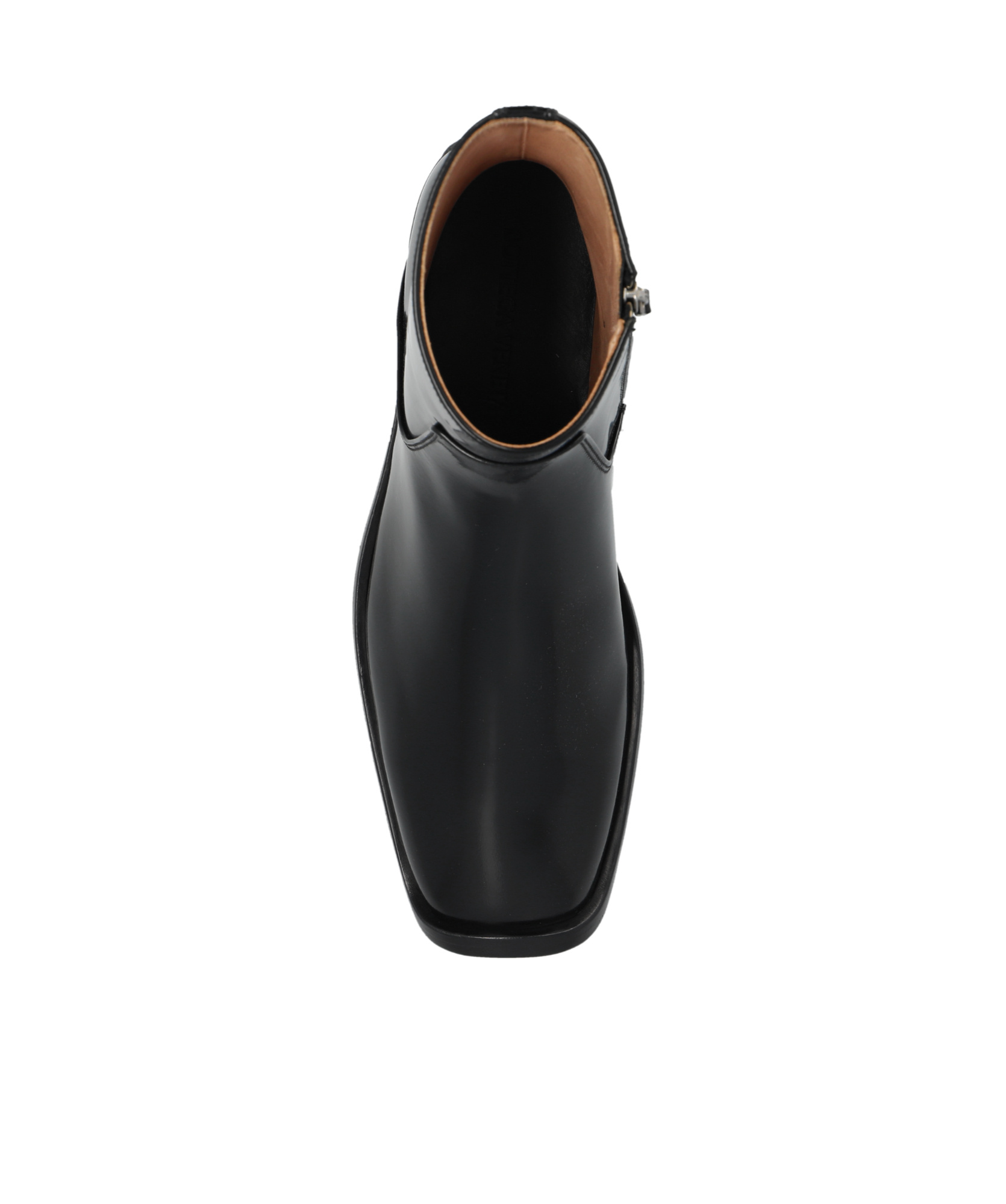 Bottega Veneta Square Toe Boots In Black