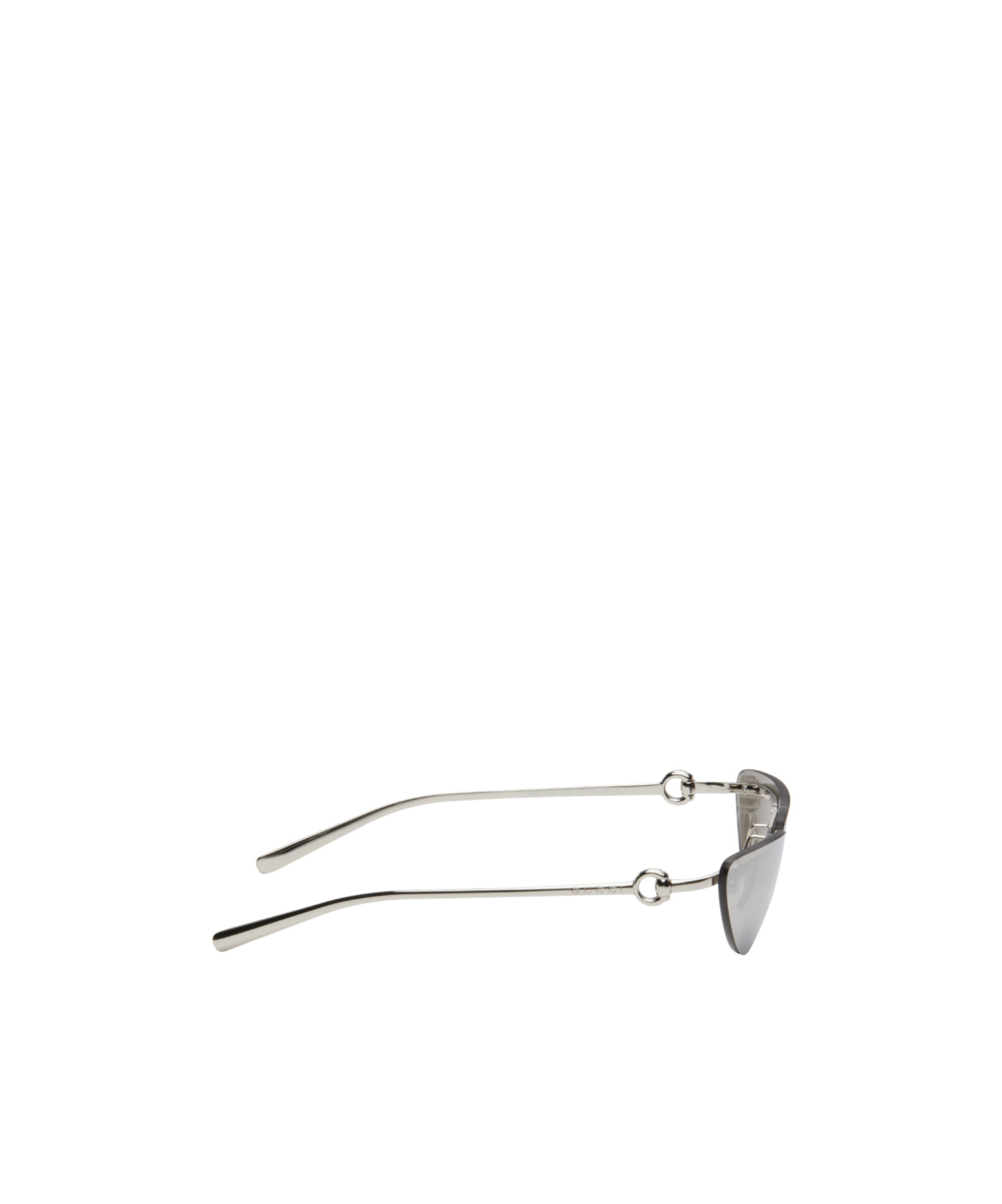 Gucci Geometric Frame Sunglasses In Gray