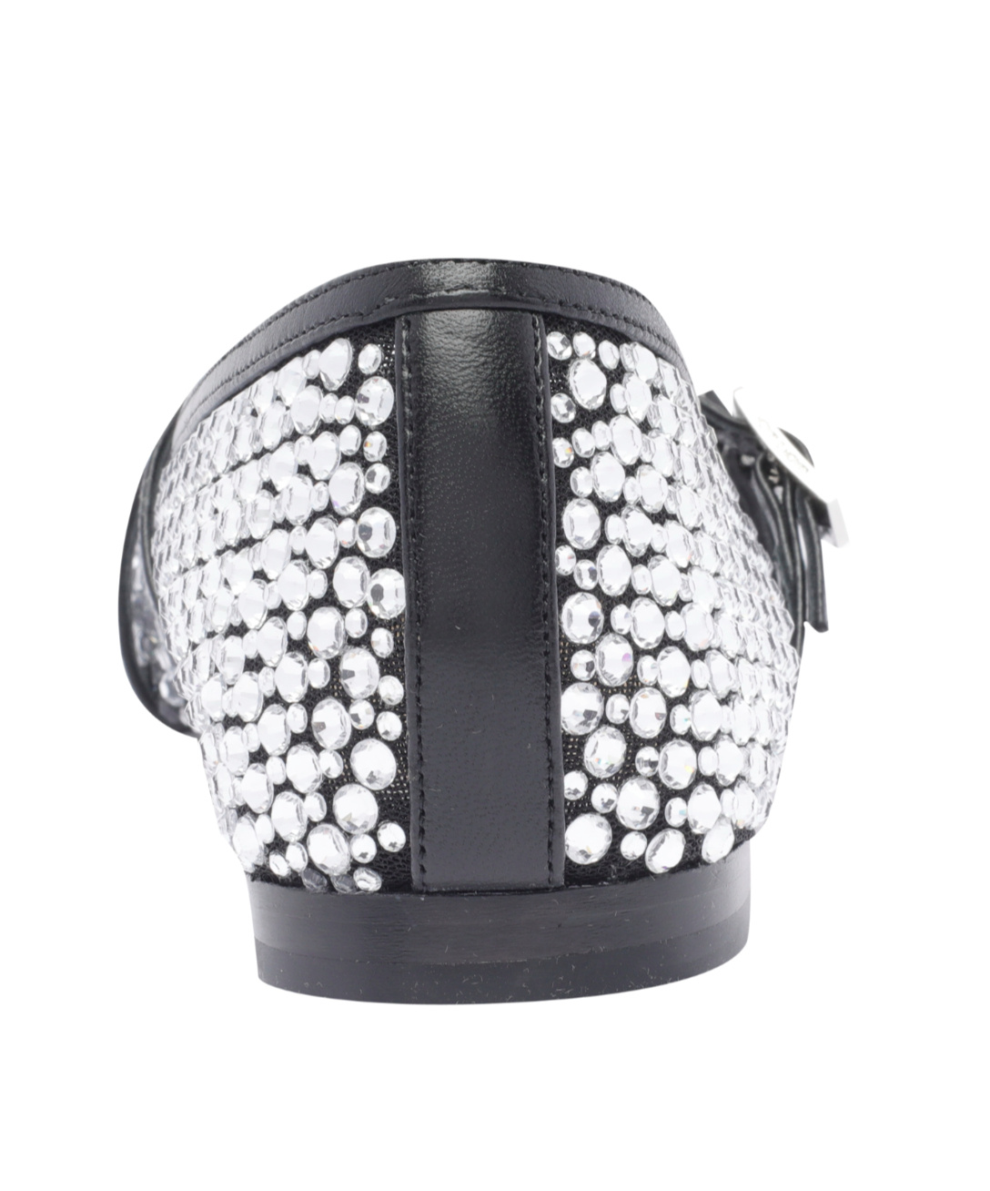 Machmach Buckle Ballet Shoes In Black