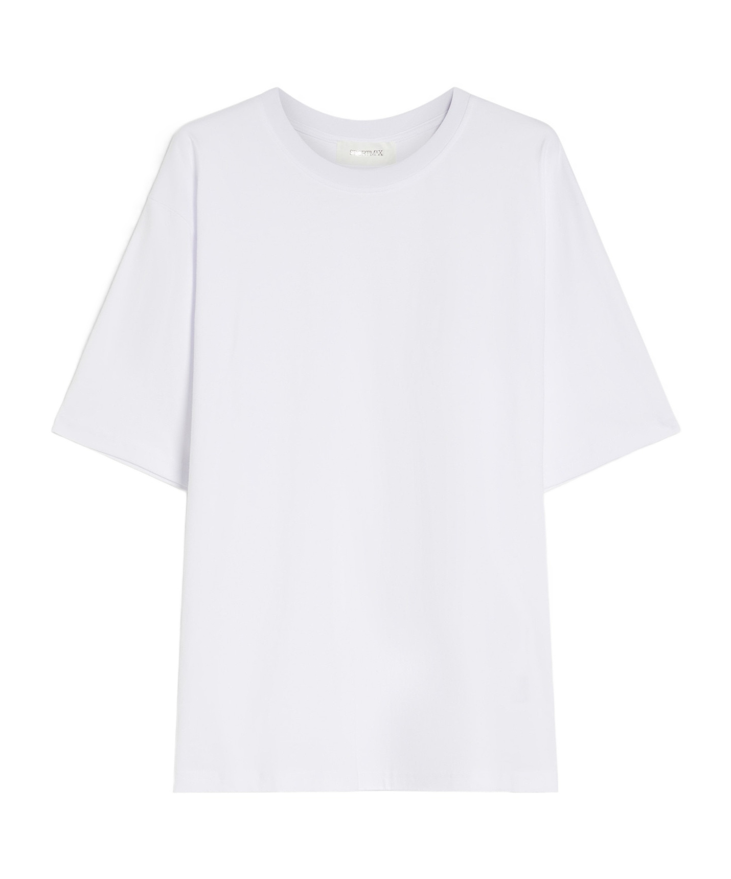 Sportmax Kabul - T-shirt Boxy In Cotone In White