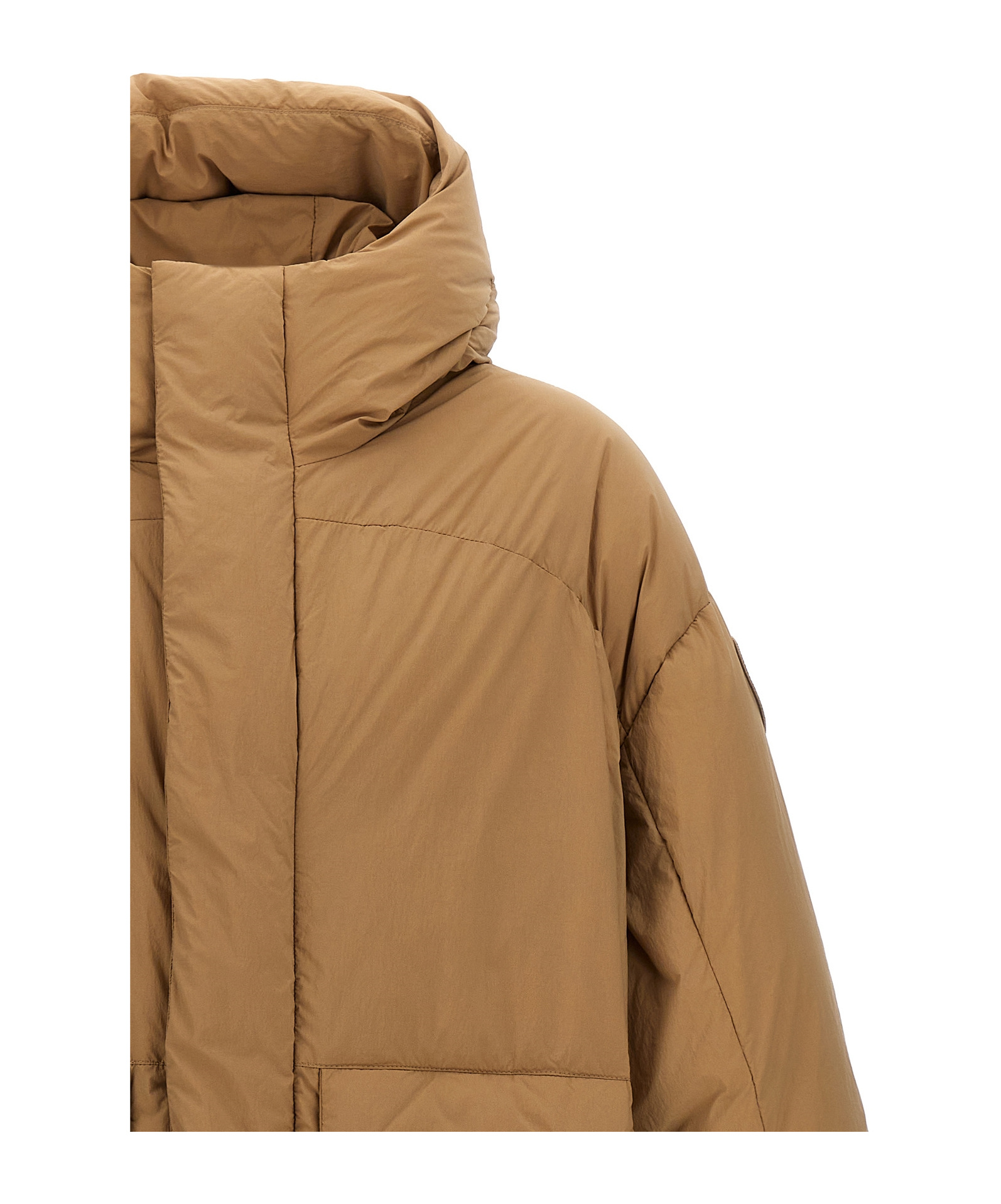 Canada Goose Wilu Parka Casual Jackets, Parka Beige In Brown