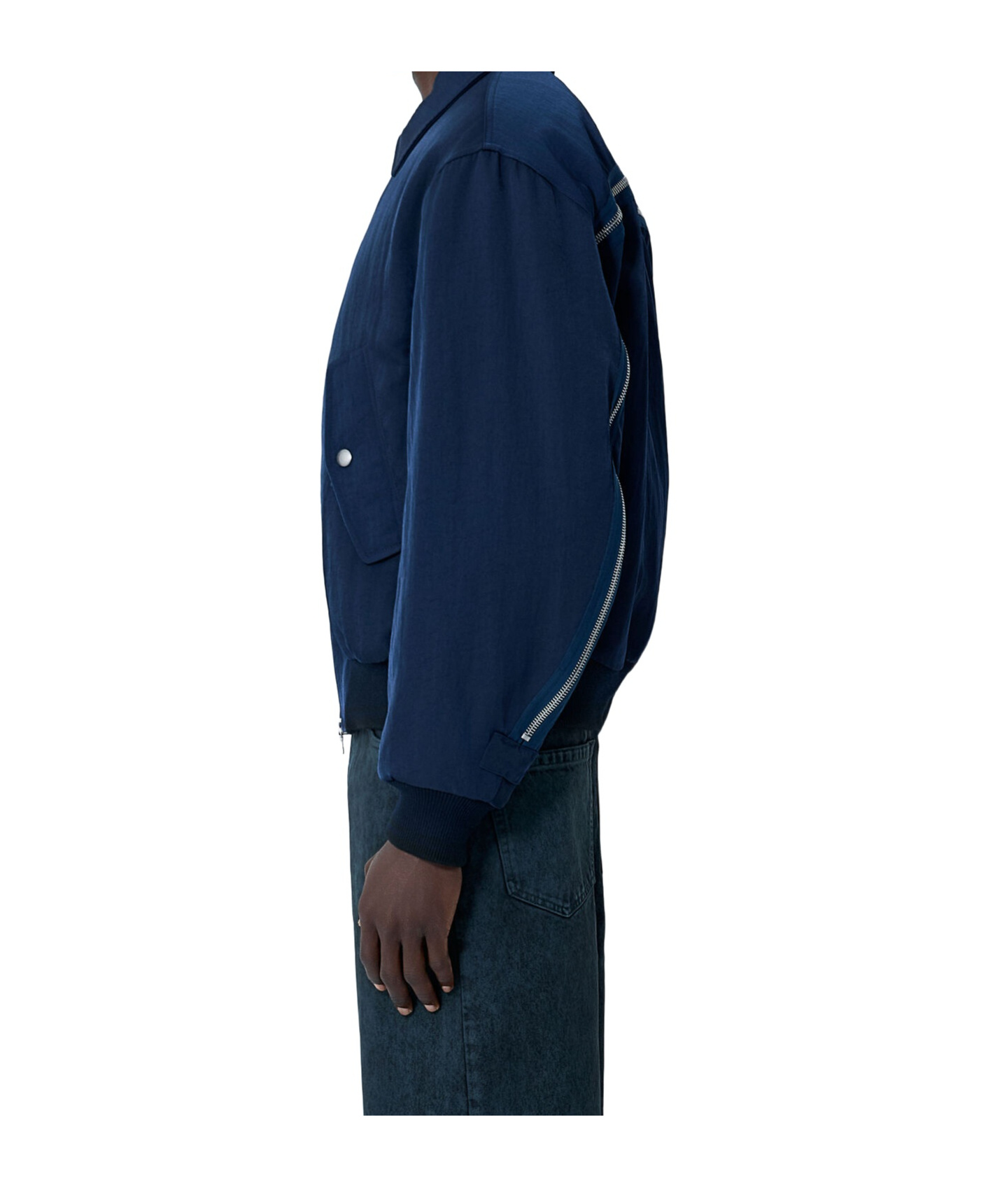 Dries Van Noten Men Venlo Jacket In Blue