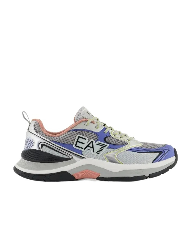Emporio Armani Lace-up Sneakers In Multi