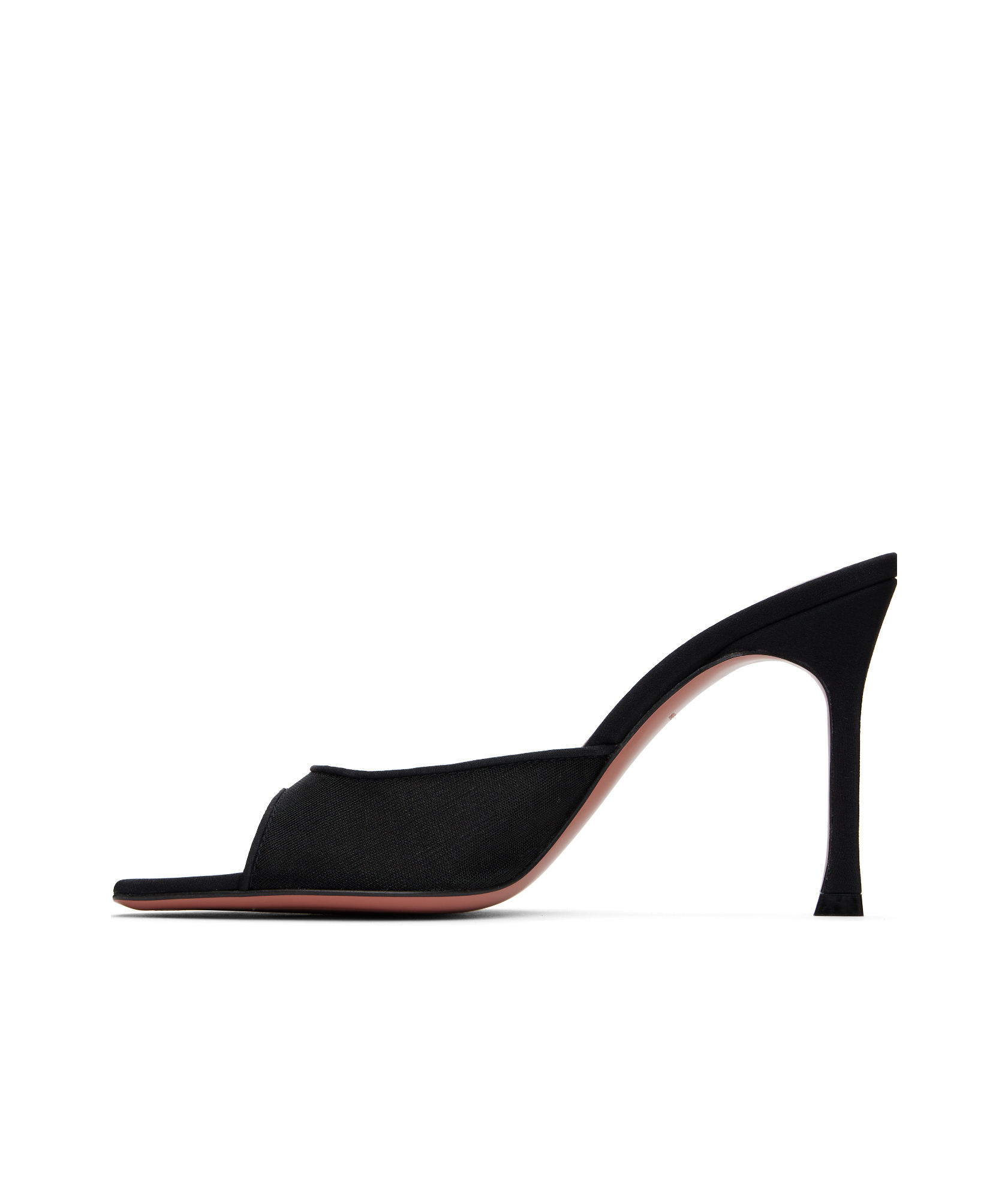 Amina Muaddi Alexa Slipper 90 Open-toed Heels Sandals In Black