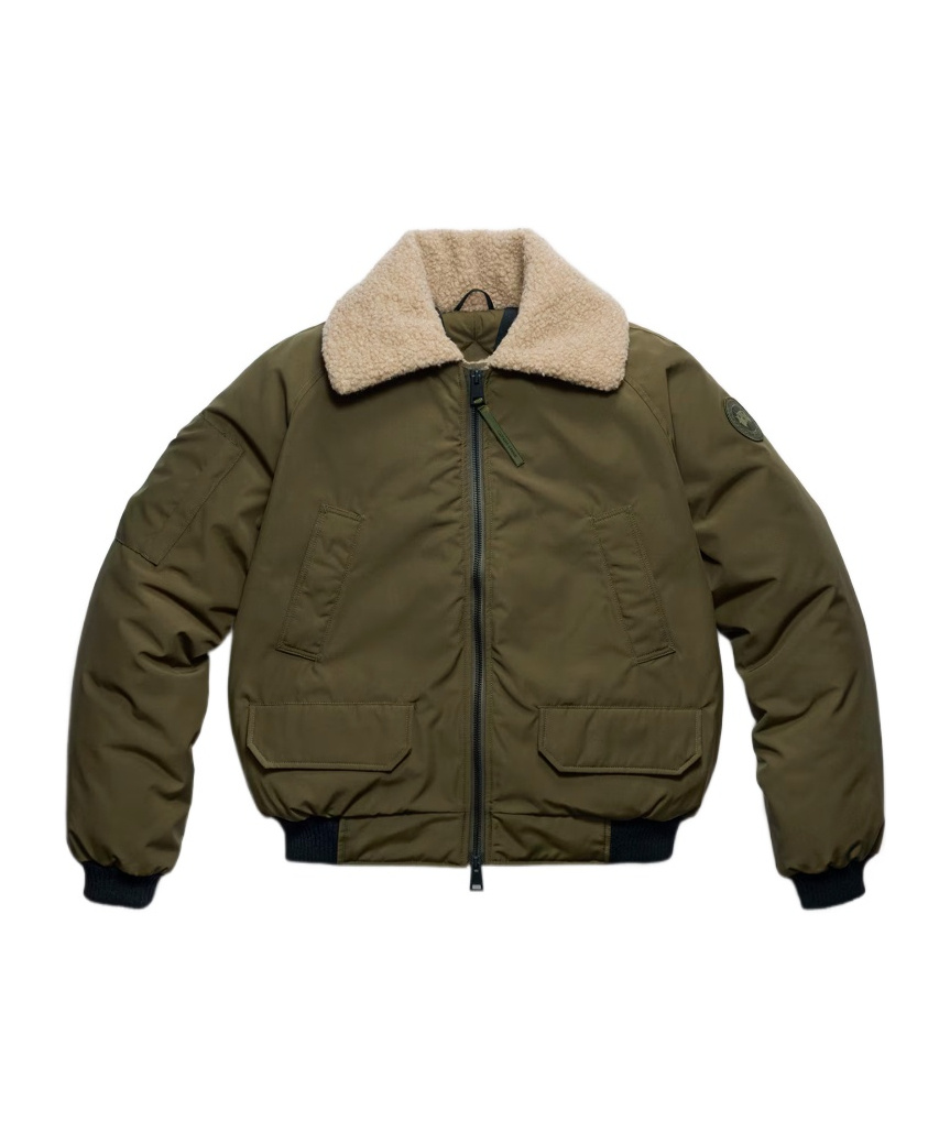 Canada Goose Men Chilliwack Aviator Bomber Jacket In Green