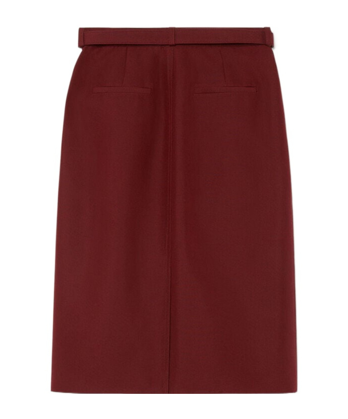 Loro Piana Emilia Women's Skirt In Dark Chestnut