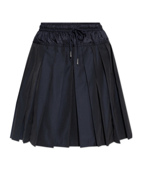 Moncler Pleated Drawstring Skirt