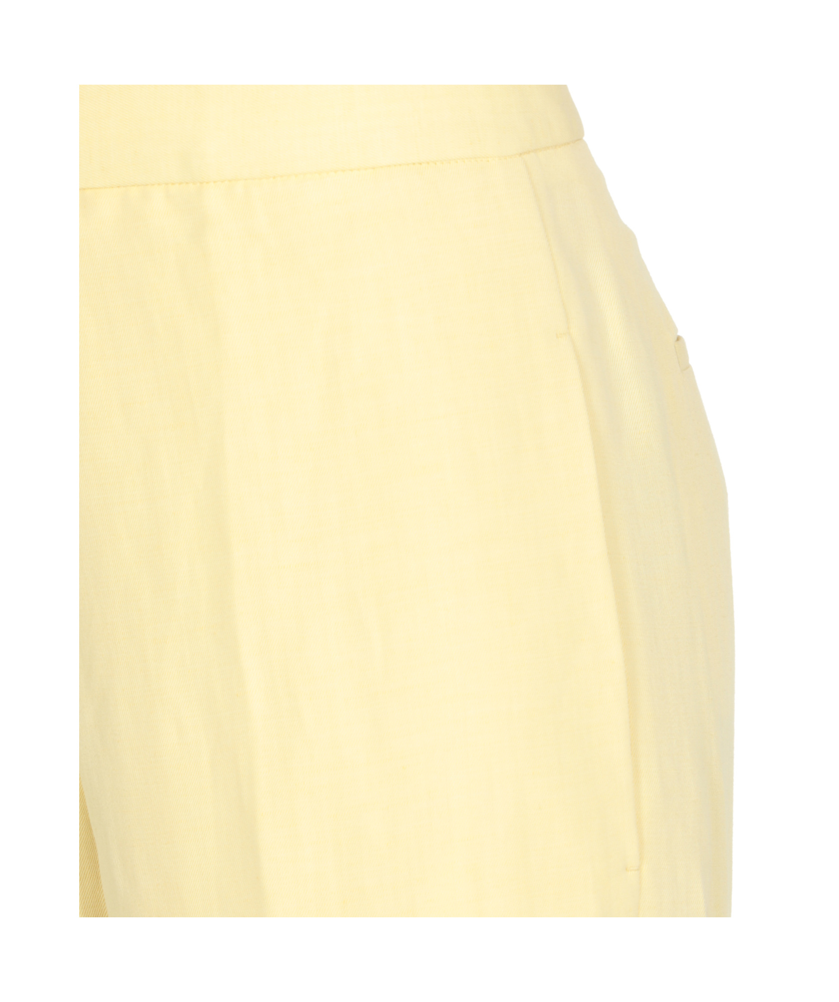 Fabiana Filippi Yellow Wool Anc Silk Pants In Nude
