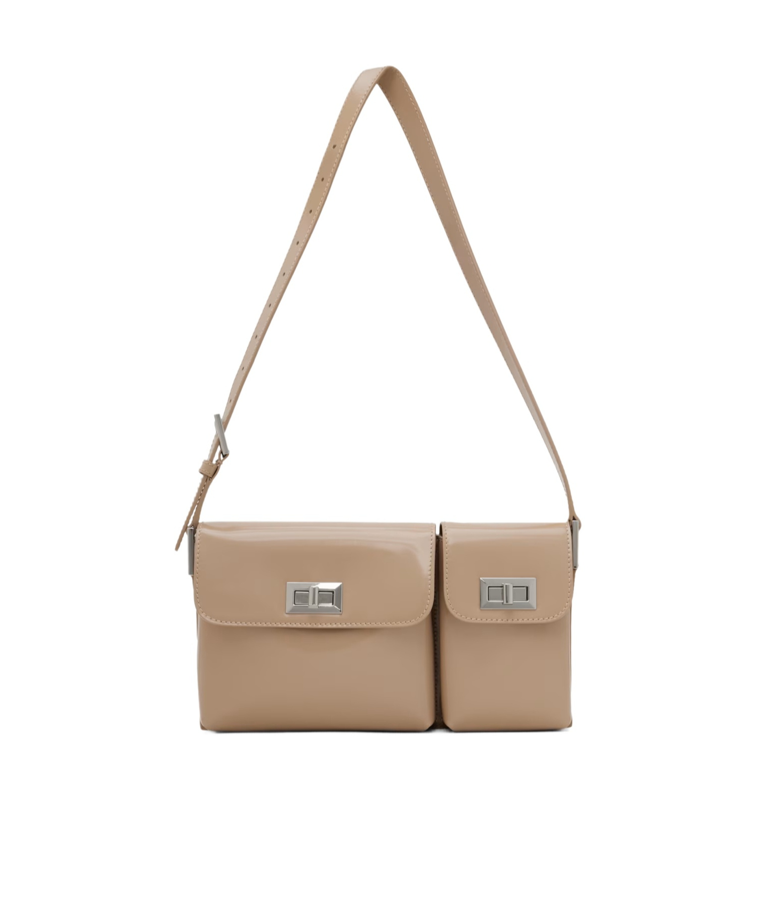 By Far Taupe Billy Bag In Nude