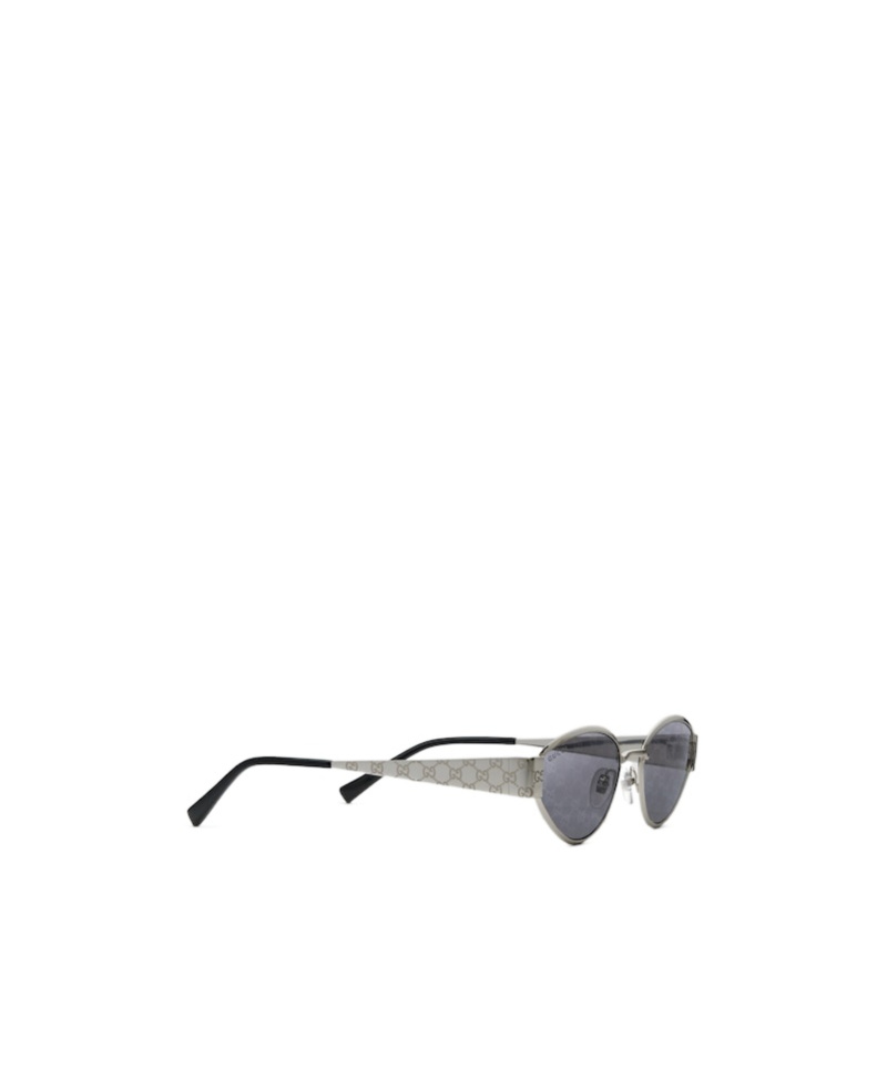 Gucci Geometrical Frame Sunglasses In Gray