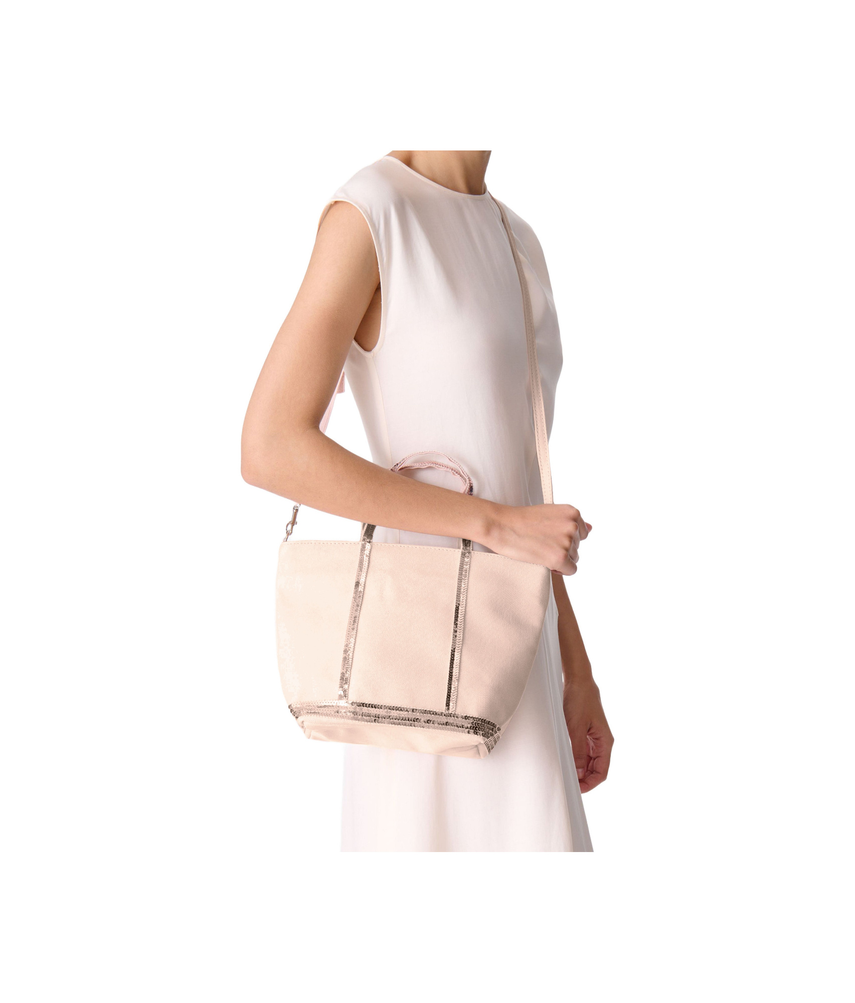 VANESSA BRUNO DOUBLE HANDLE SHOULDER BAG