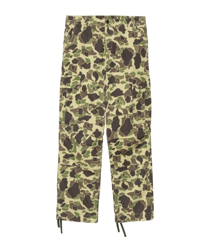 Carhartt Duck Cargo Pant In Green