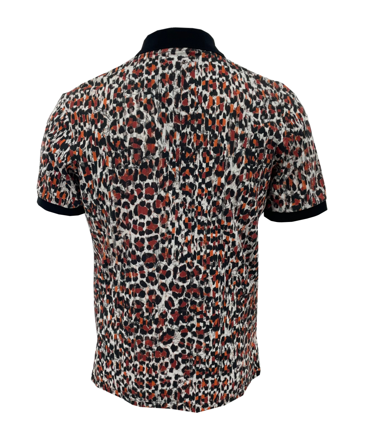 Just Cavalli Pull-down Short-sleeved Polo Shirt In Black