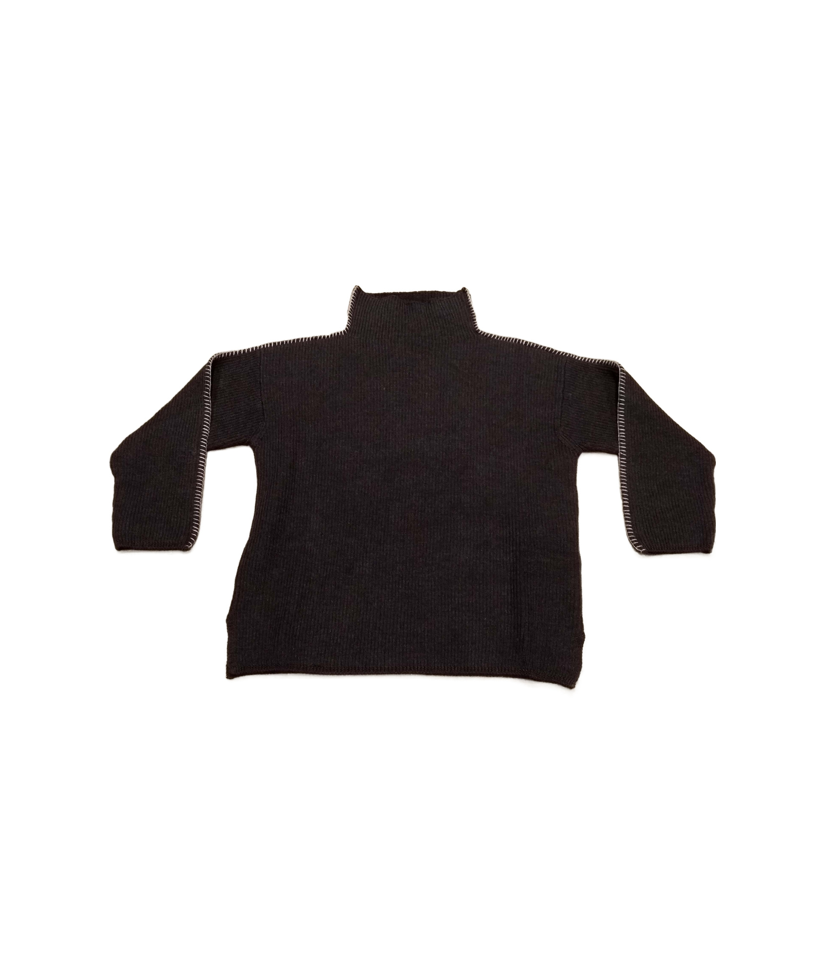 Max Mara Long-sleeved Sweater In Black