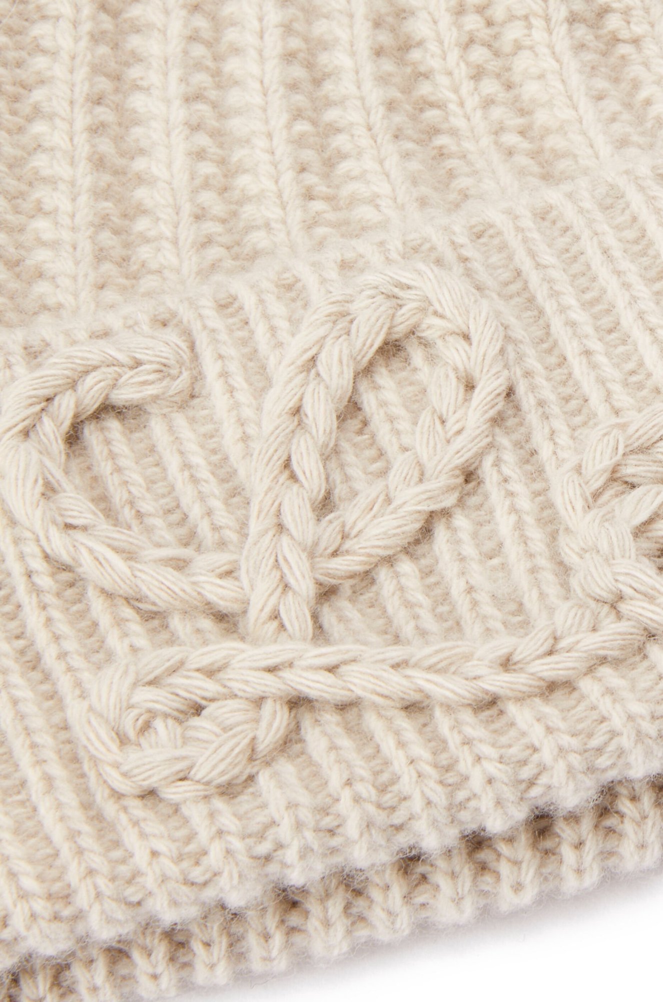 Loewe Wool Hat In Nude