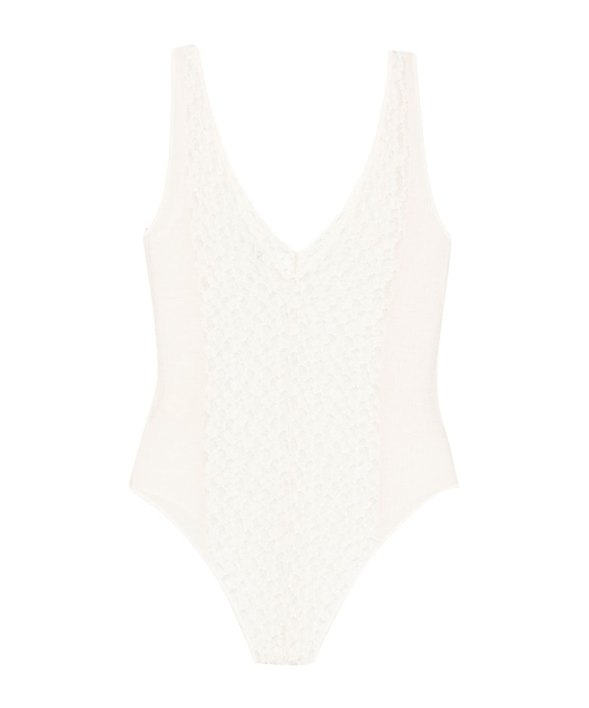 Baserange Crescent Bodysuit In White