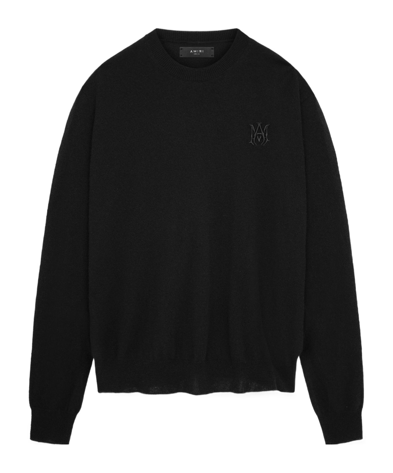 Amiri Long-sleeved Sweater In Black