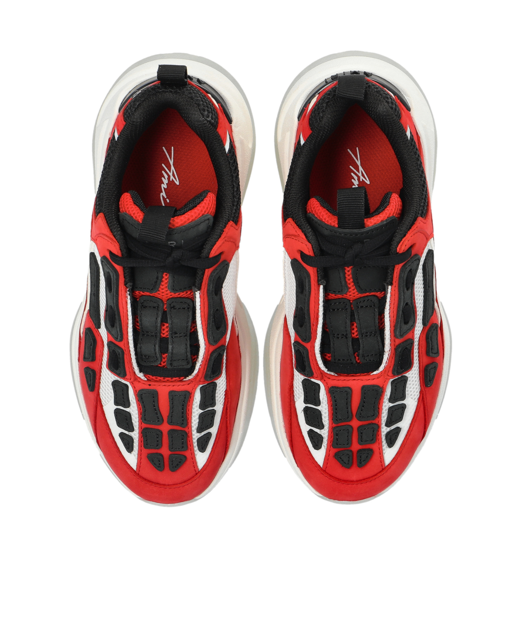 Amiri Round-head Sneakers In Red