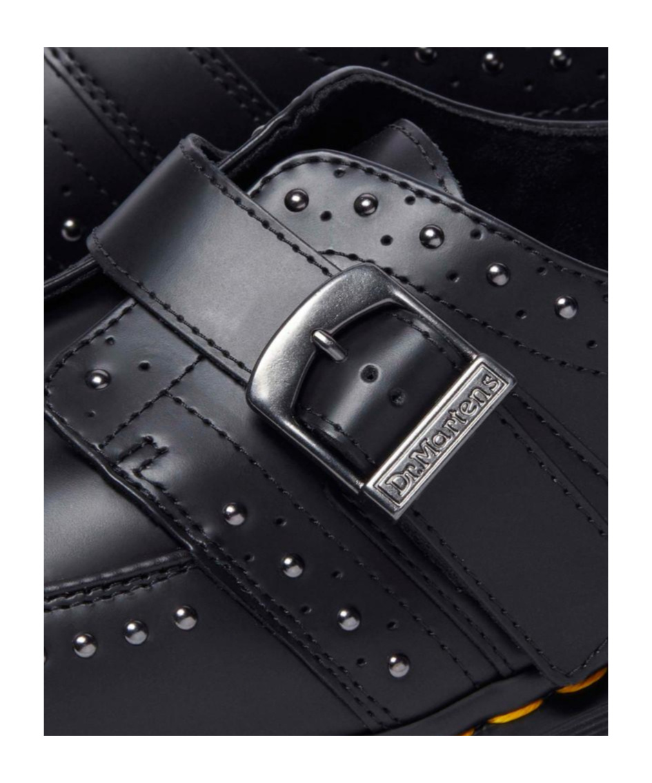 Dr. Martens Rivet Flats In Black