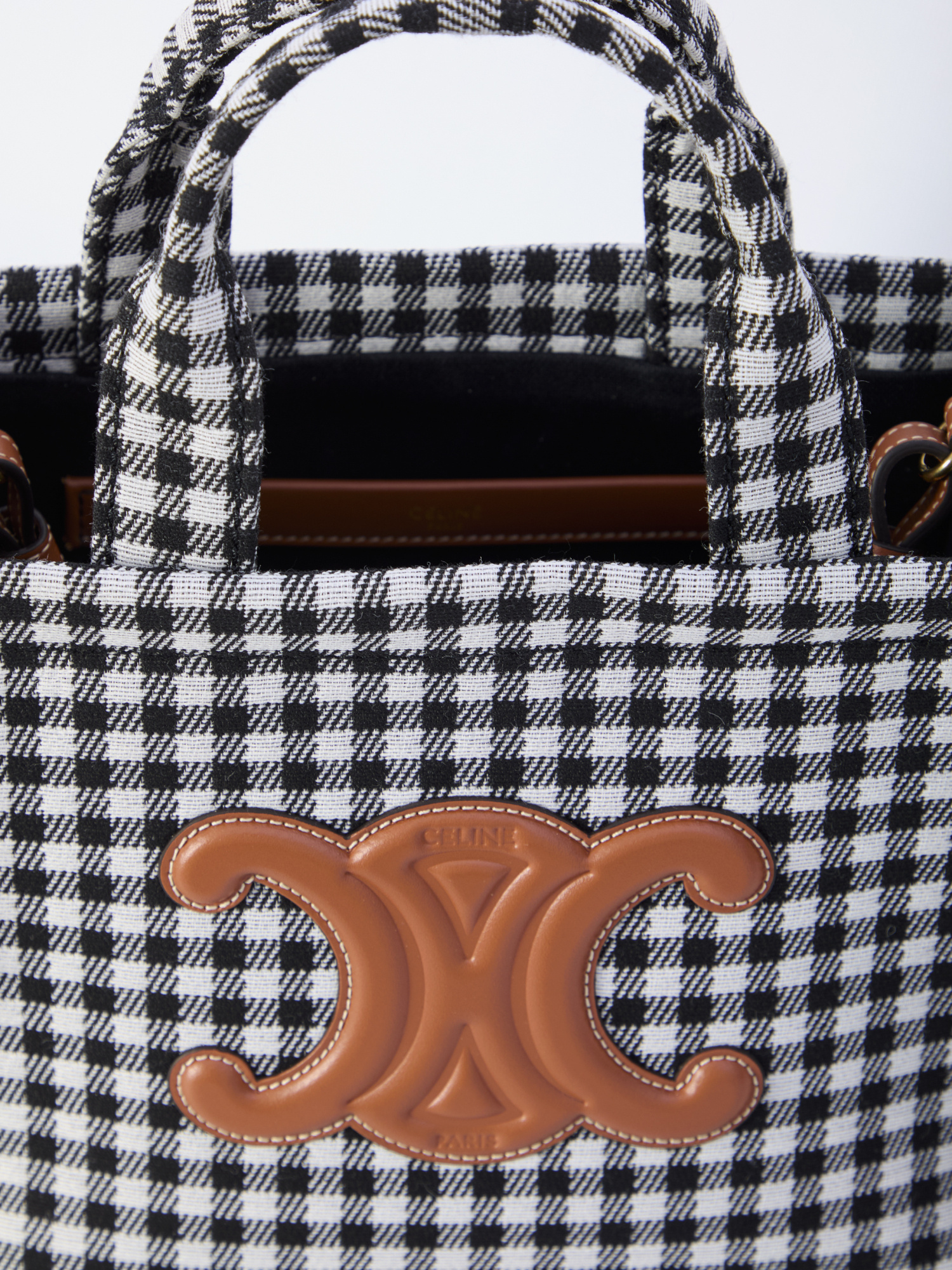 Celine Cabas Thais Shoulder Bag In Multicolor