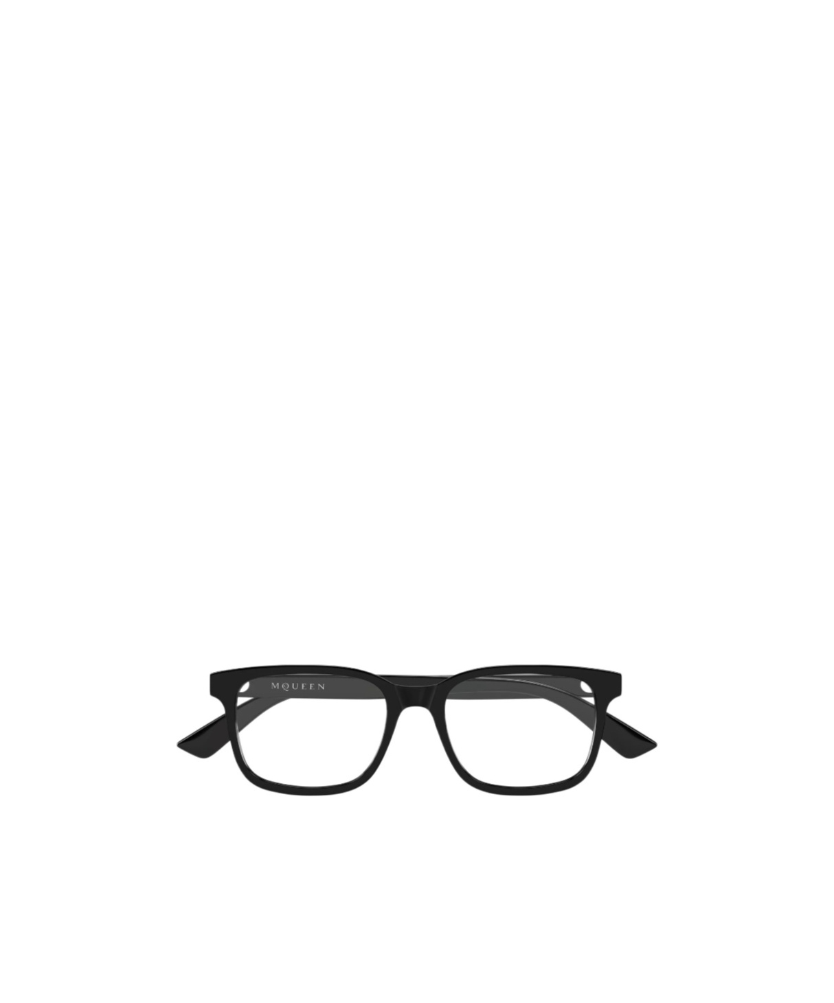 Alexander Mcqueen Geometric Frame Plain Mirror In Black
