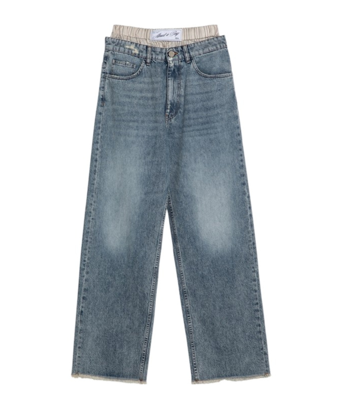 ERIKA CAVALLINI DENIM TROUSERS 