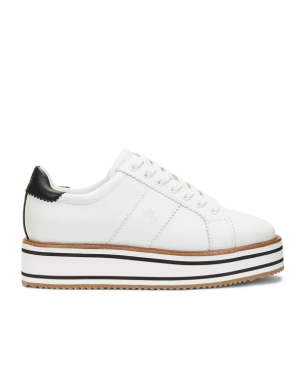 Ralph Lauren Round Head Low-cut Casual Shoes In White