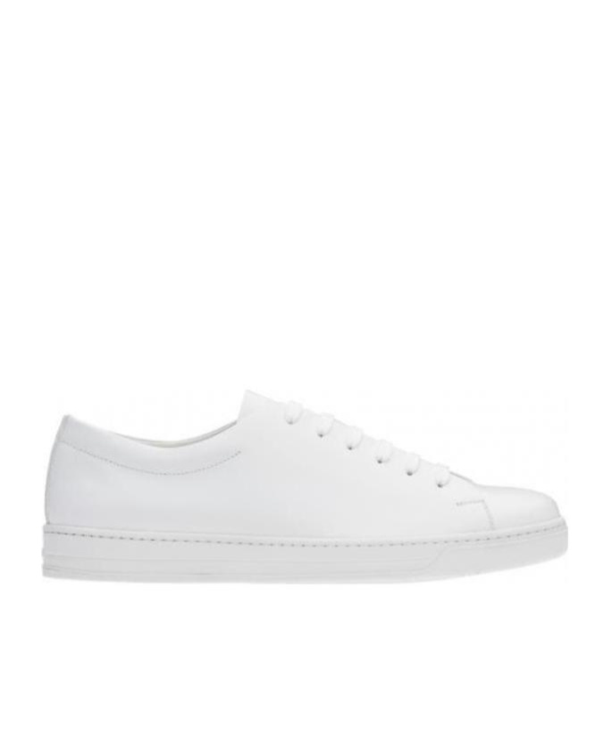 Prada Low-cut Casual Sneakers In White
